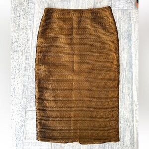 BEULAH Gilded Gold Skirt